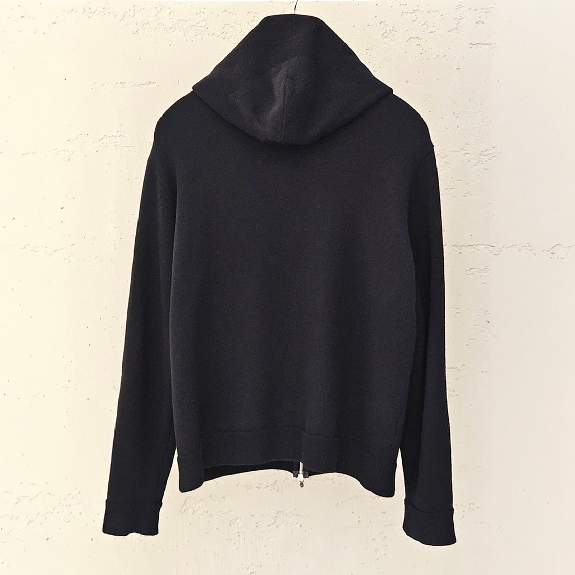 [L] 크롬하츠 캐시미어 레터링 후드집업 블랙 B1216J244 상품이미지3