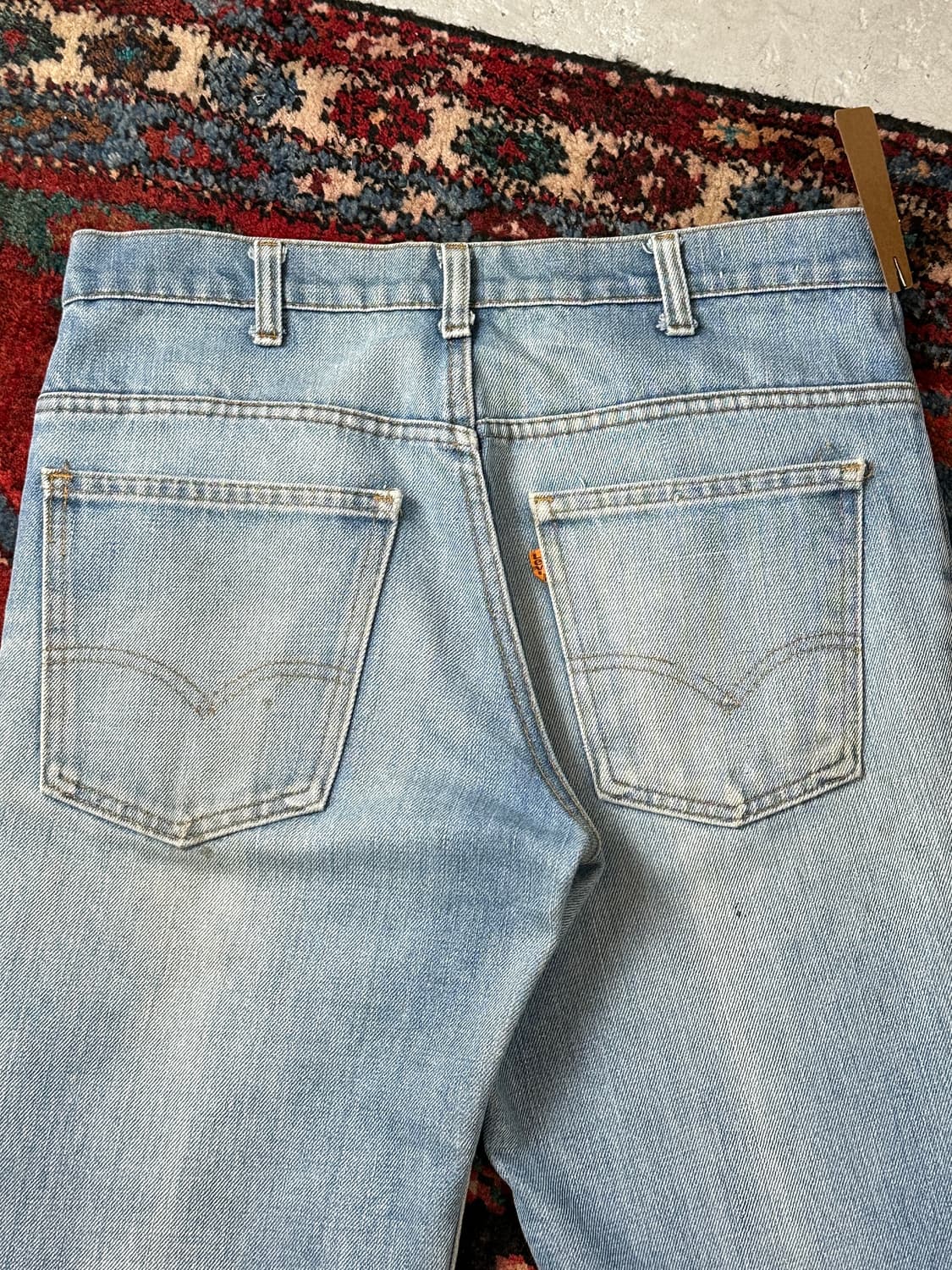 70's USA Made 빈티지 리바이스 684 벨바텀 부츠컷 데님 상품이미지6