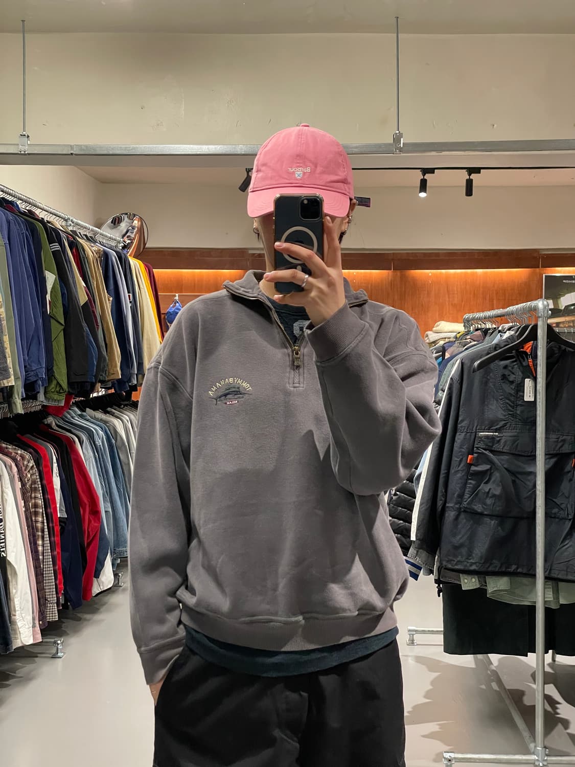 타미 바하마 반집업 맨투맨   상품이미지1