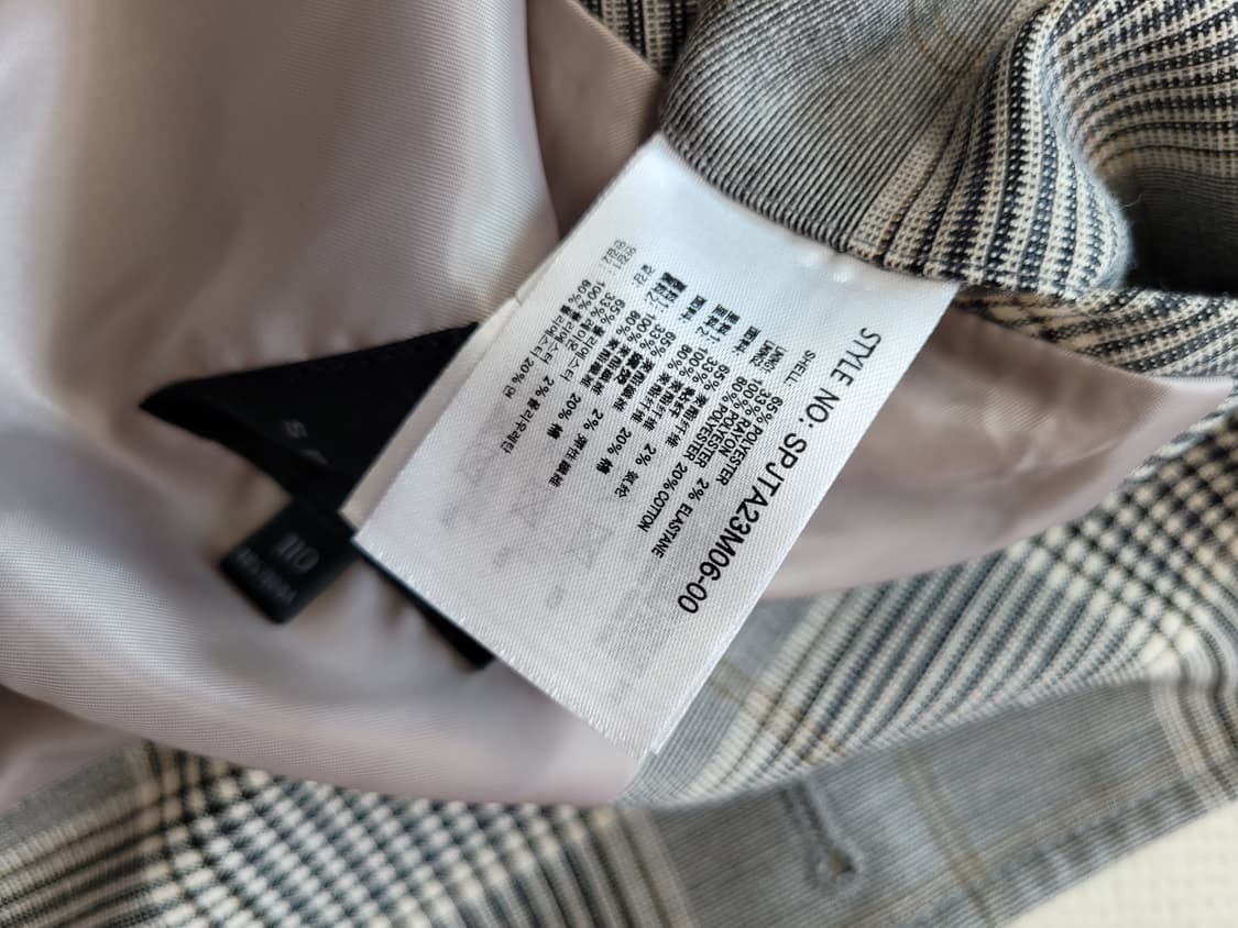 스파오포맨 SPAO for Men 체크 맥코트 그레이 상품이미지10