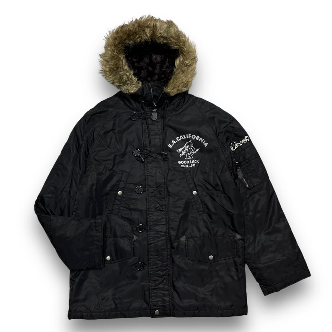 테드 컴퍼니 N3B 플라이트 다크 야상 후디 자켓 상품이미지2