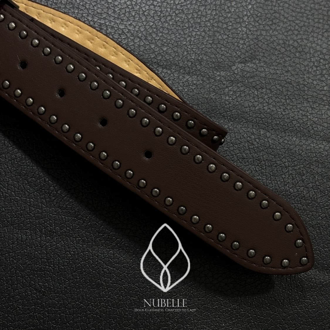 🌗 Convex stud western belt / 에스닉 웨스턴 벨트 상품이미지7
