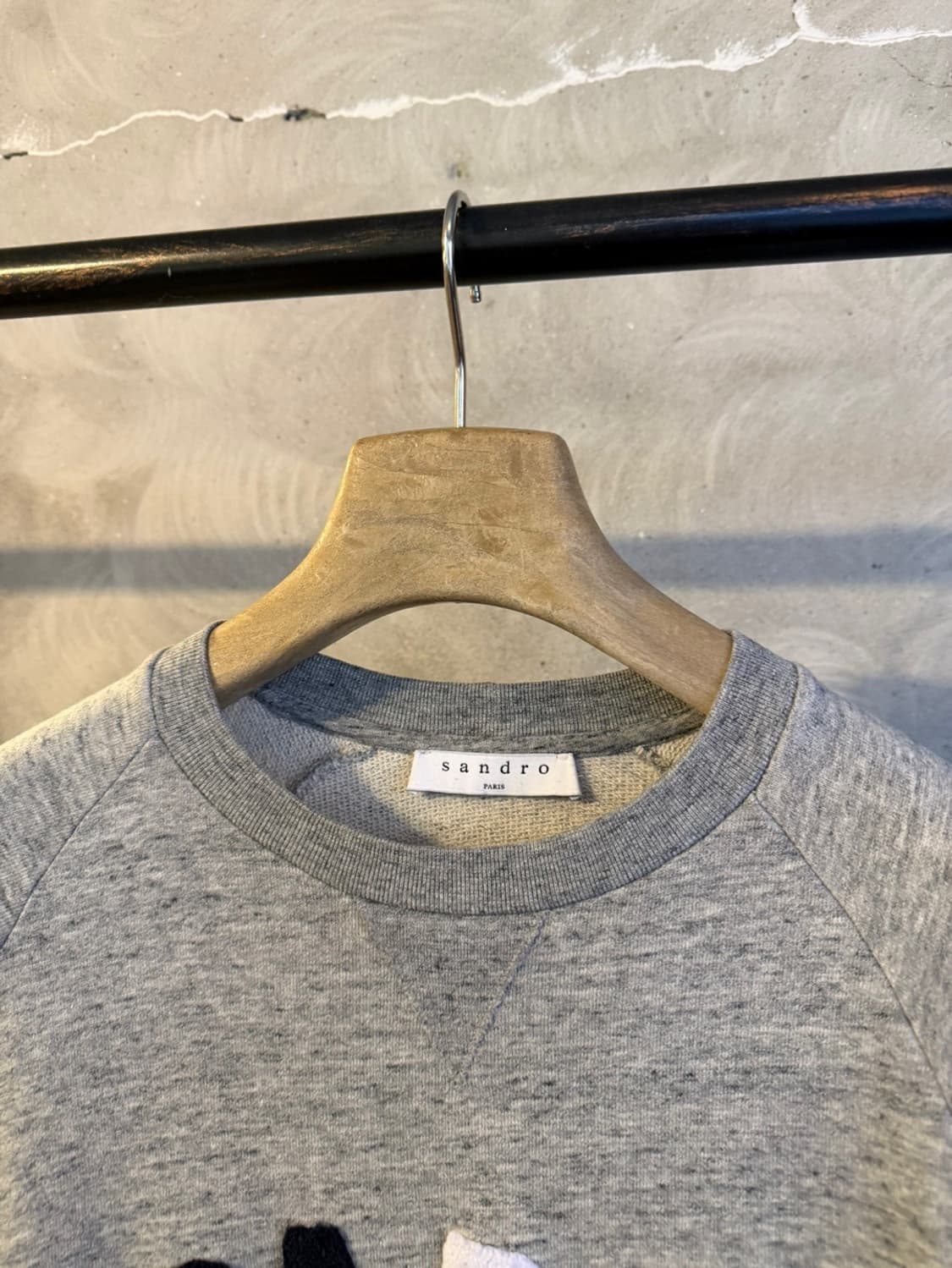 산드로 그래픽 맨투맨 66~77 상품이미지3