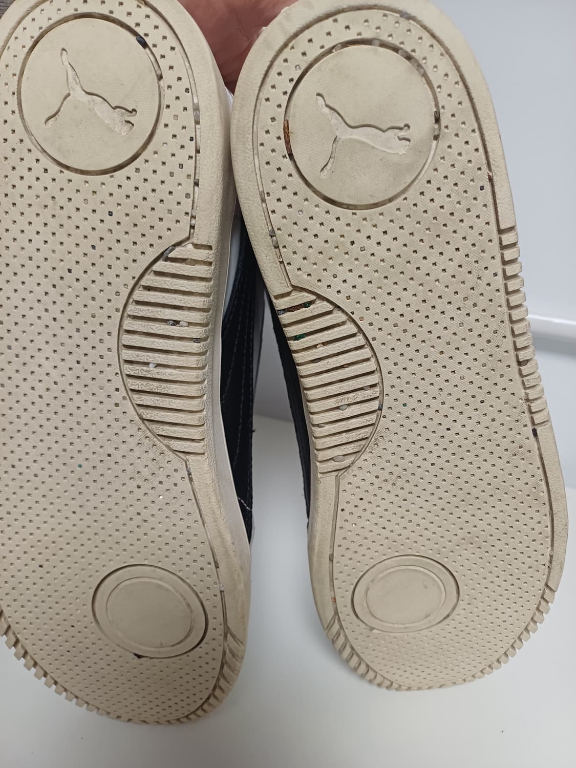 [250] 푸마 클럽 5v5 화이트/네이비 - 80s 테라스 무드 빈티지 상품이미지5