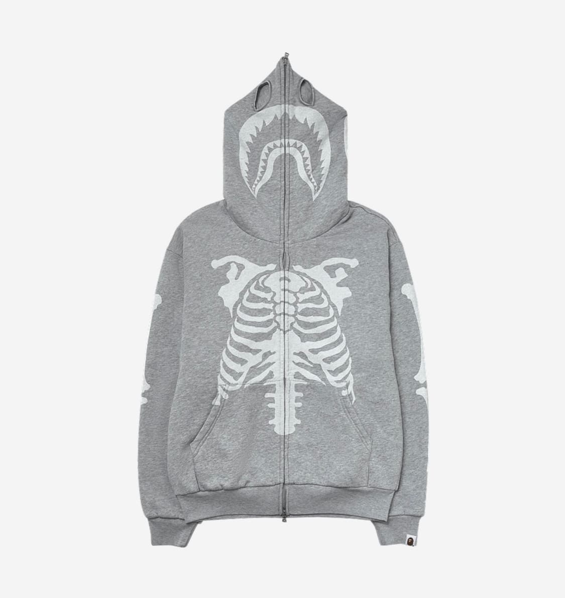 베이프 스켈레톤 샤크후드집업 상품이미지1