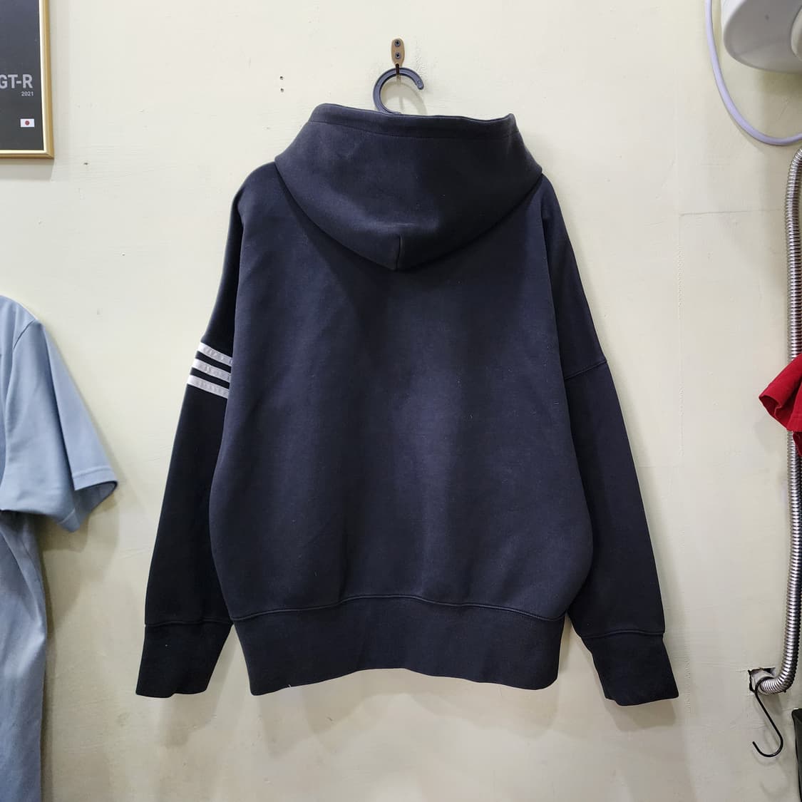 [S] 아디다스 오리지널 삼선 후드 (블랙) 상품이미지3