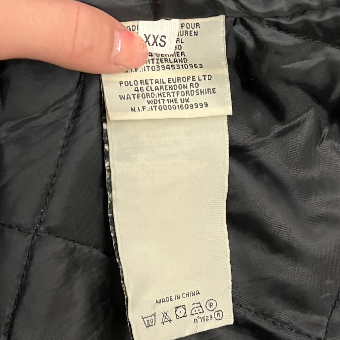 [정품/M] 폴로 데님앤서플라이 블랙 피코트 b8 상품이미지6