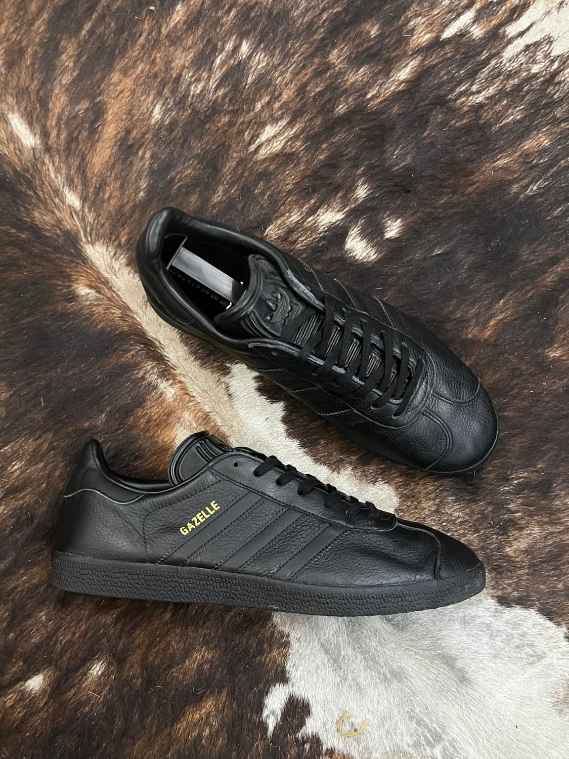 ADIDAS Gazelle Leather Black 상품이미지1