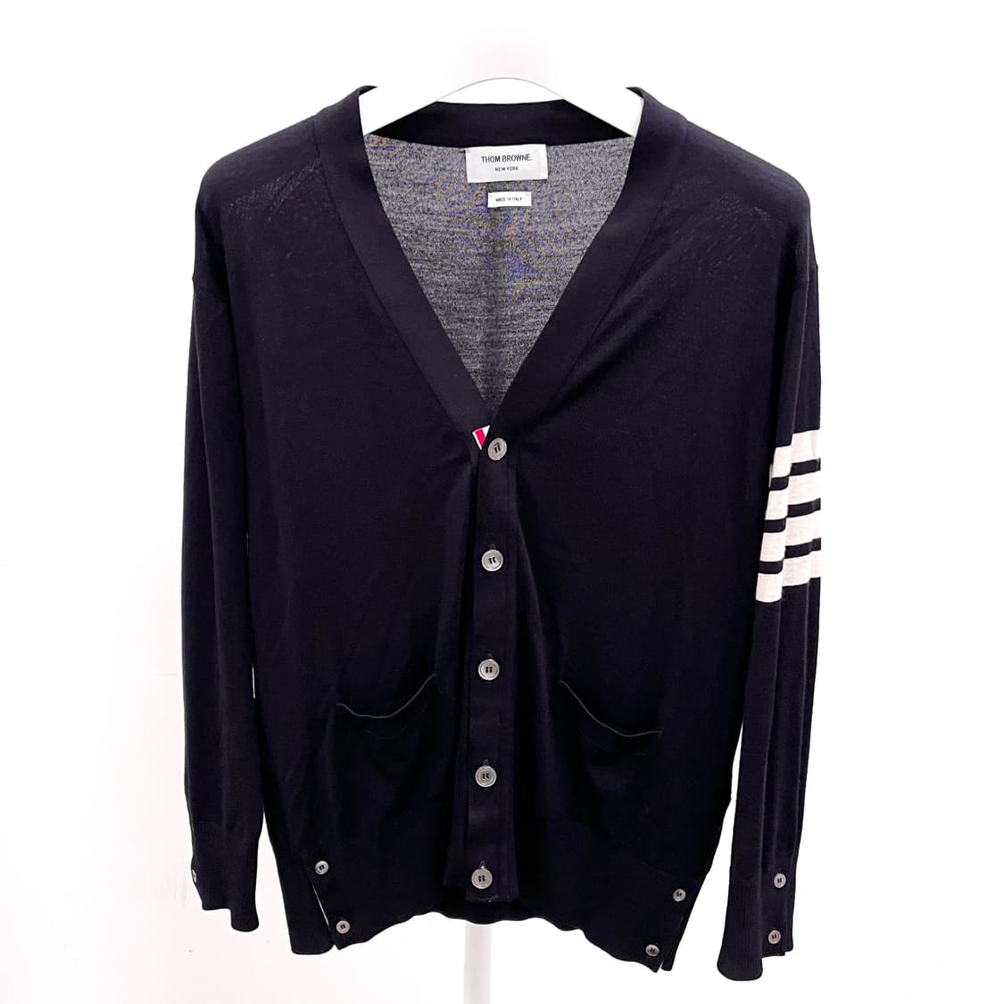 [S급/정품] 톰브라운 가디건 메리노 울 네이비 4 상품이미지1