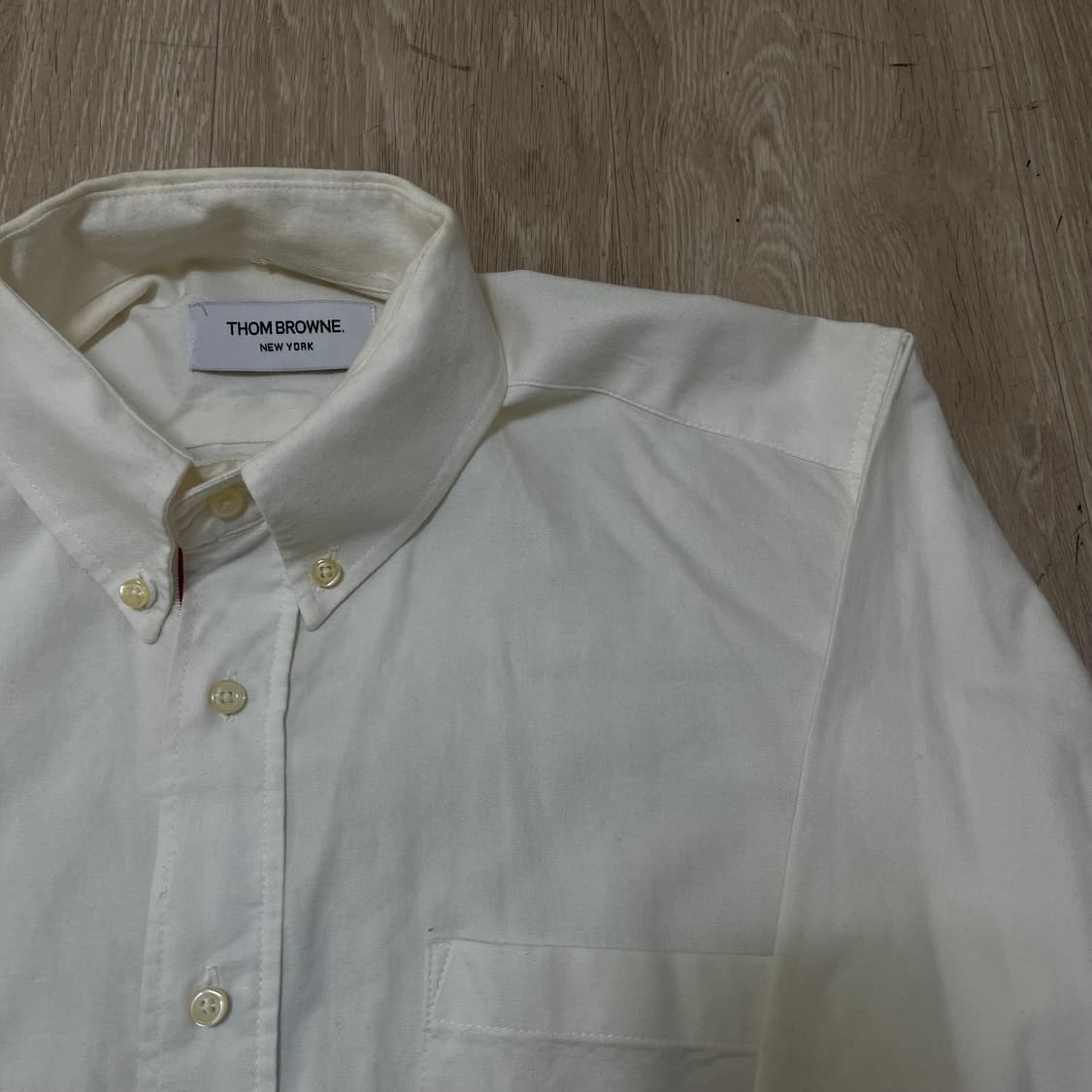 톰브라운 THOM BROWNE 옥스퍼드 히든 셔츠 1사이즈/M(95) 상품이미지6