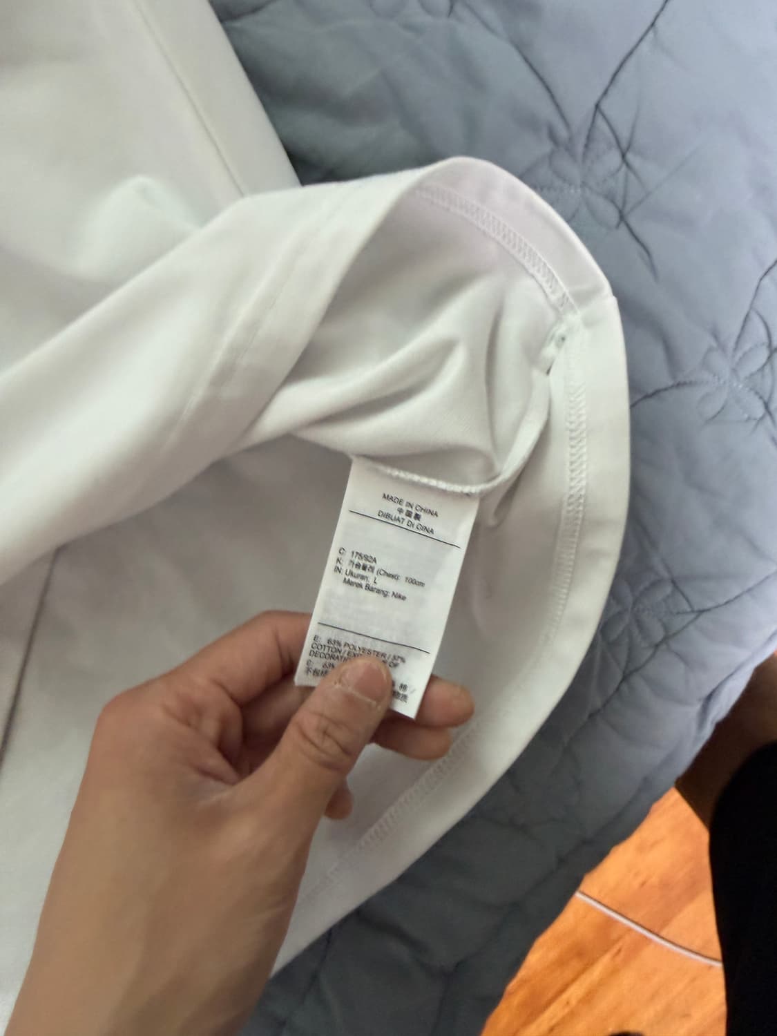 나이키 acg 드라이핏 서밋화이트 L사이즈 실착1회 새상품급 판매 상품이미지4