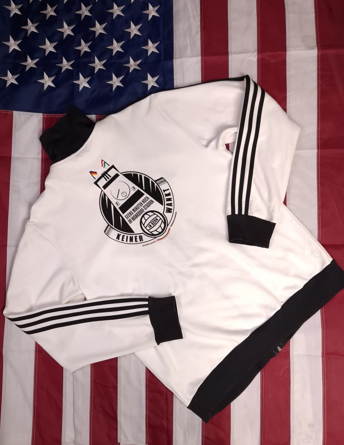 오리지날 아디다스 독일 카이너 분트 화이트 트렉탑져지 상품이미지1