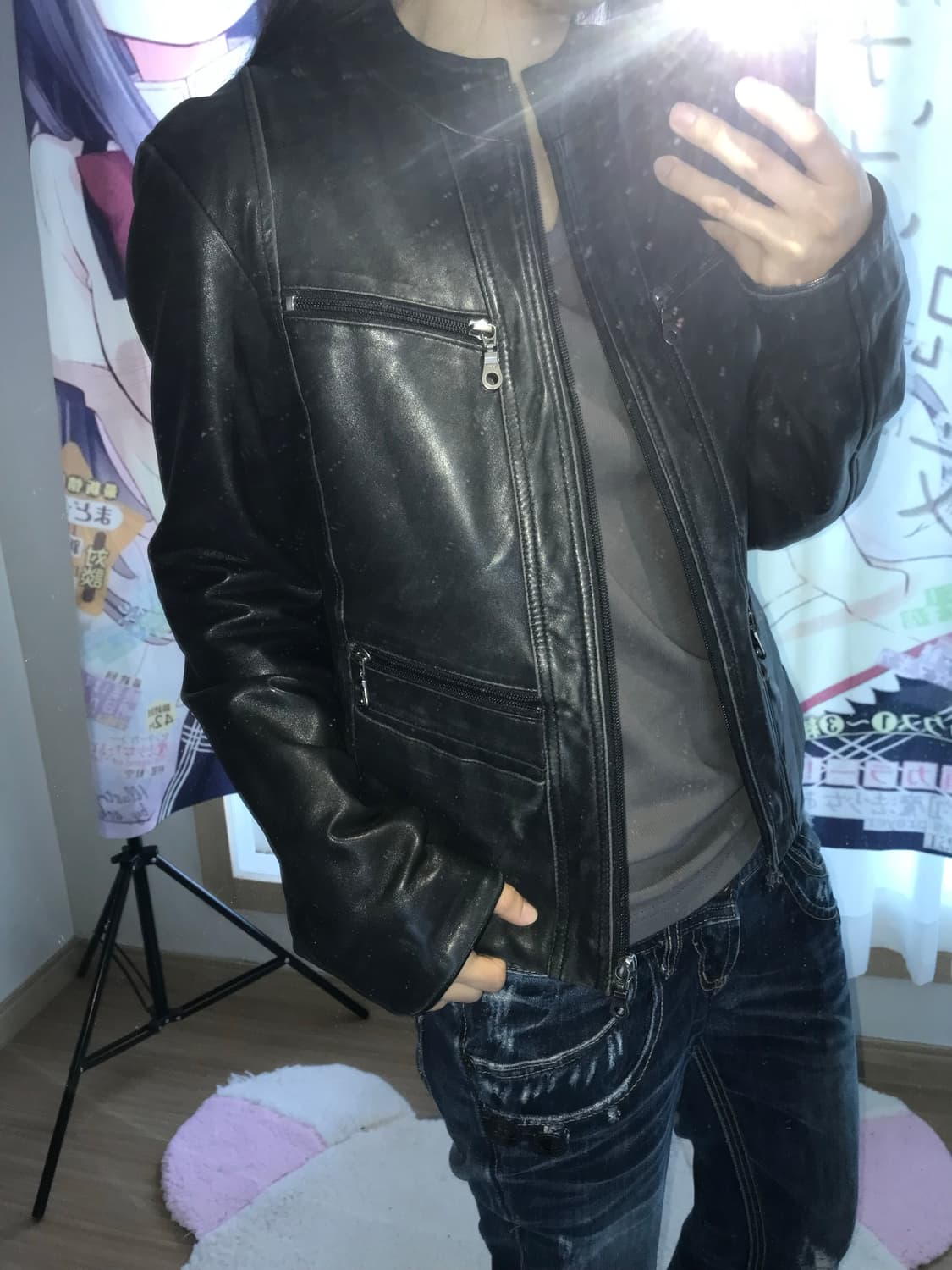 Genuine leather 레더자켓 상품이미지1