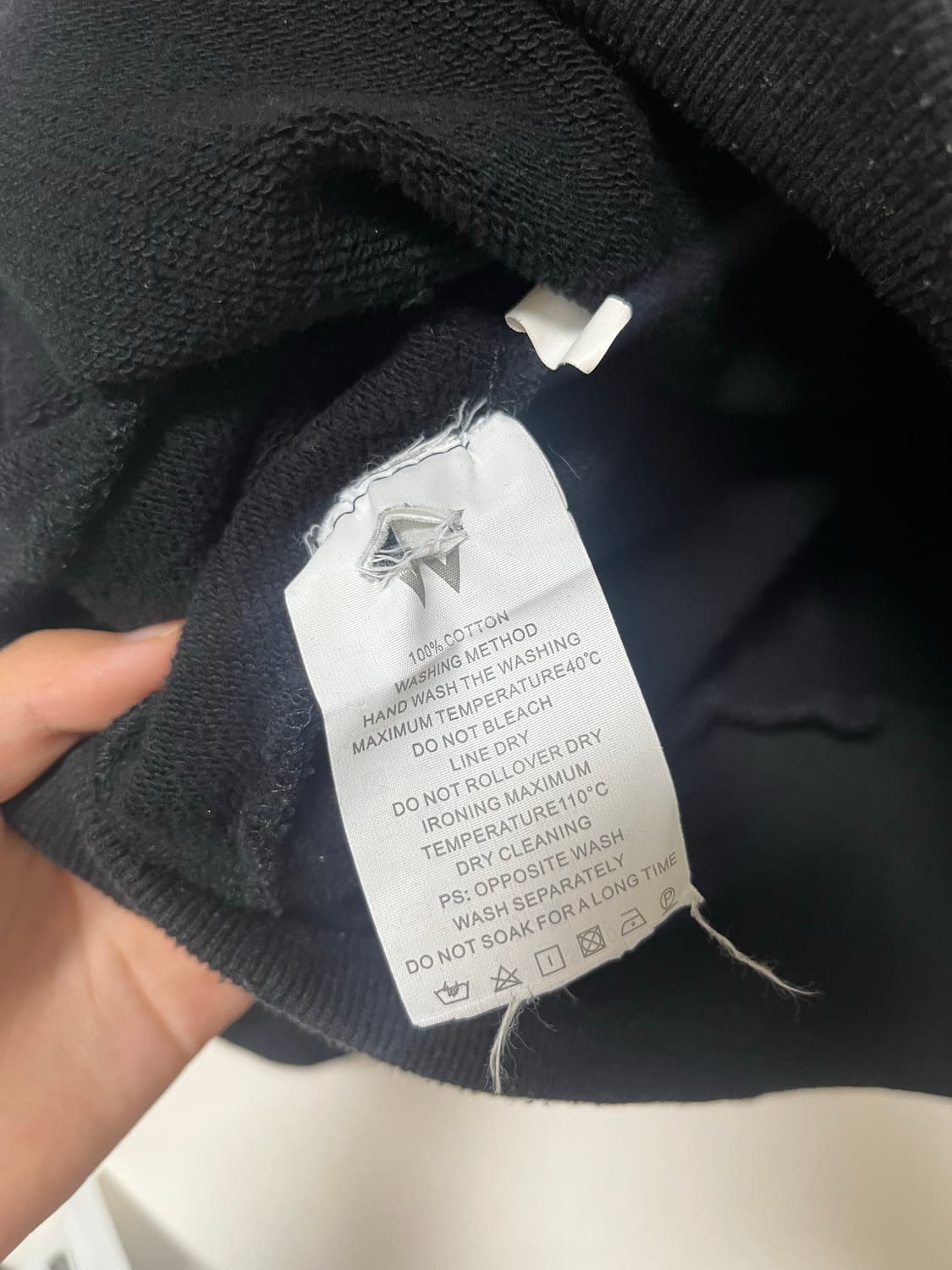 마린세르 블랙 반집업 상품이미지3