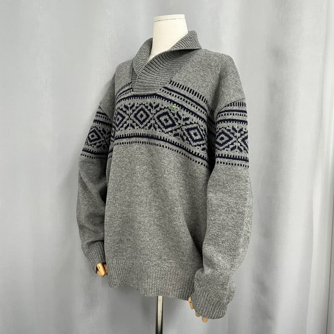 라코스테 숄카라 울 니트/#791 상품이미지2