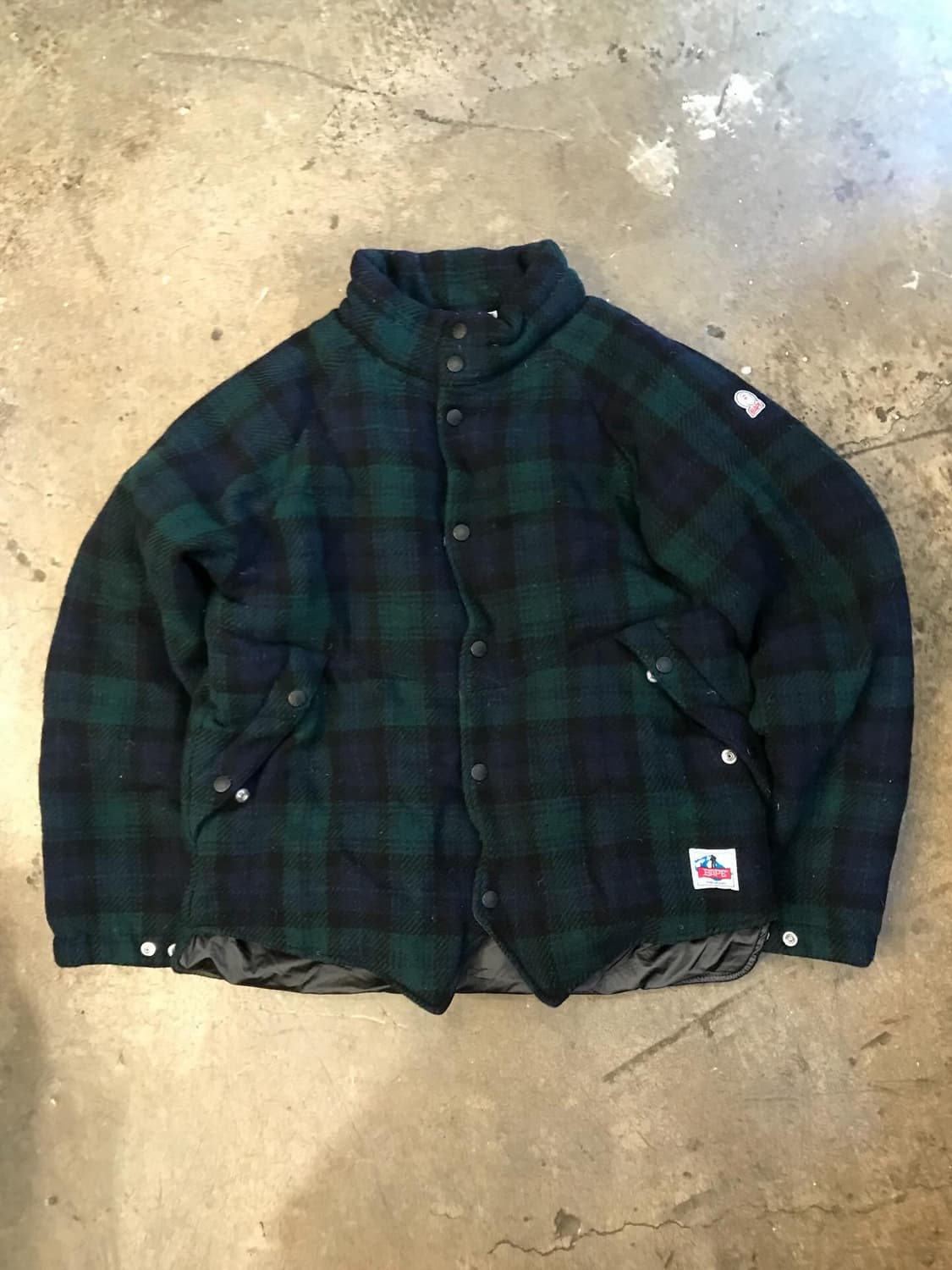 Bape Check Pattern Padded JK 상품이미지6