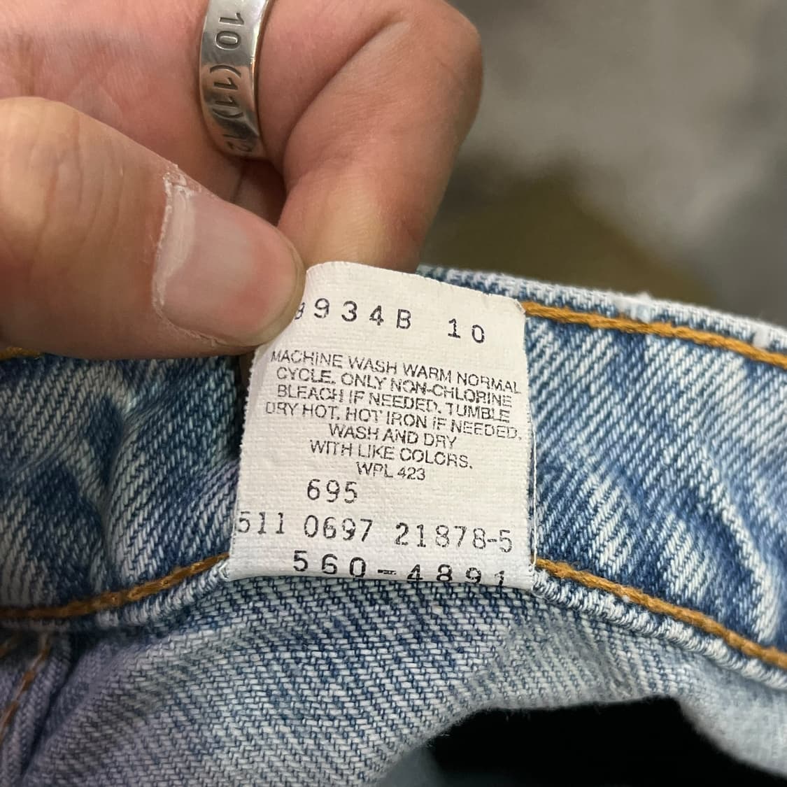 USA 리바이스 560 데님팬츠 y14221 상품이미지10
