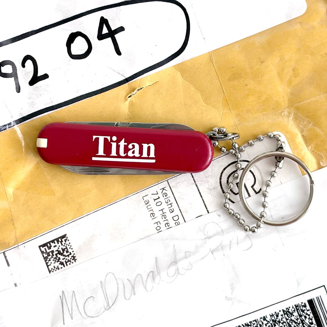 빅토리녹스 미니 다용도칼 키체인 ‘Titan’ 상품이미지1