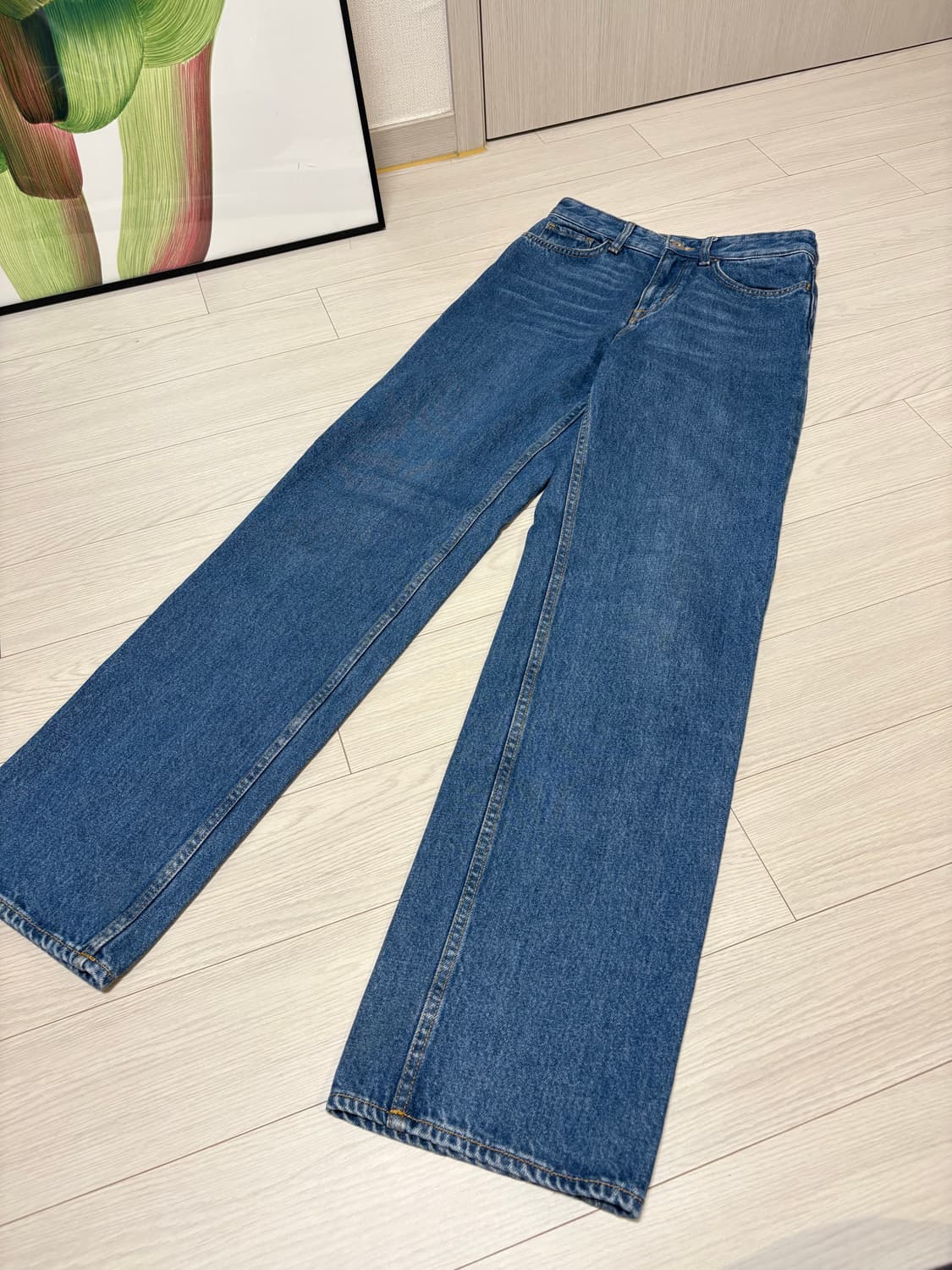 COS 코스 루즈 스트레이트 데님 중청 25 상품이미지1