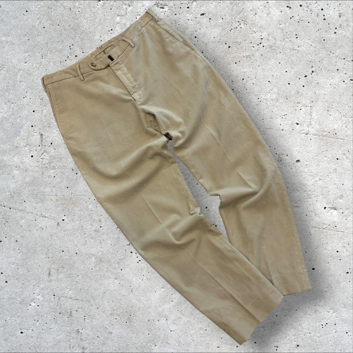 [48] 인코텍스 베이지 수입택 코튼 폴리 팬츠 D731 상품이미지1