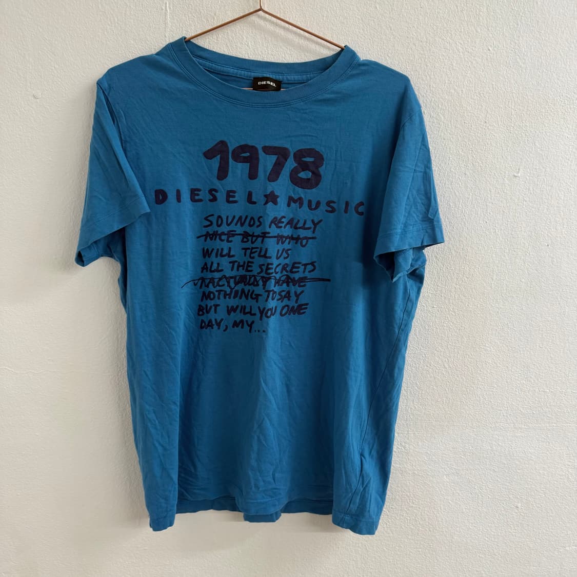 디젤 1978 그래픽 티셔츠 M 상품이미지1