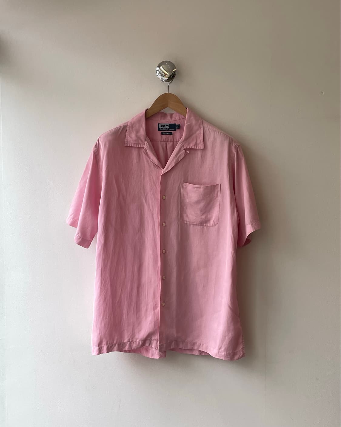 90’s Polo RL Caldwel shirt 폴로 칼드웰 실크 셔츠 상품이미지2