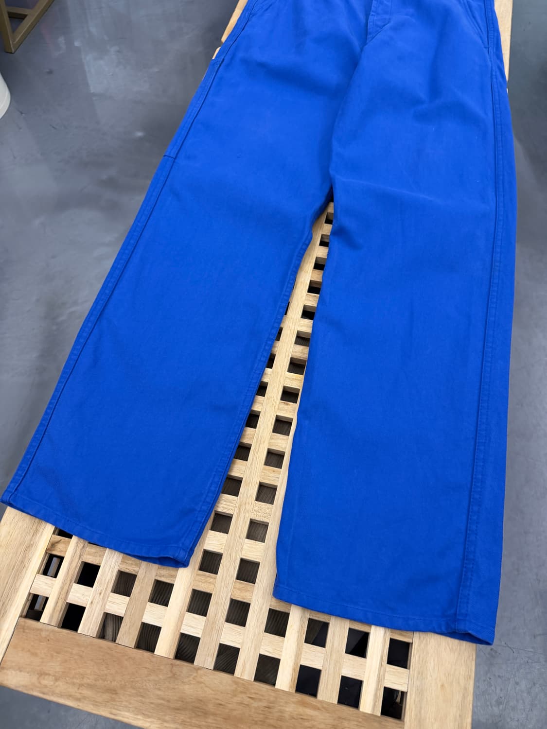OLD VINTAGE WASHED BLUE FRENCH 프렌치워크팬츠 상품이미지6
