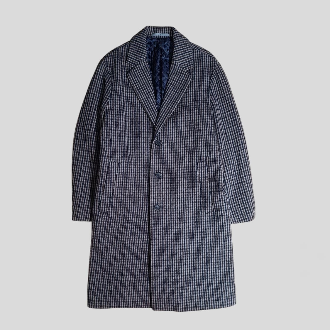 프로젝트엠 체크 코트 상품이미지1