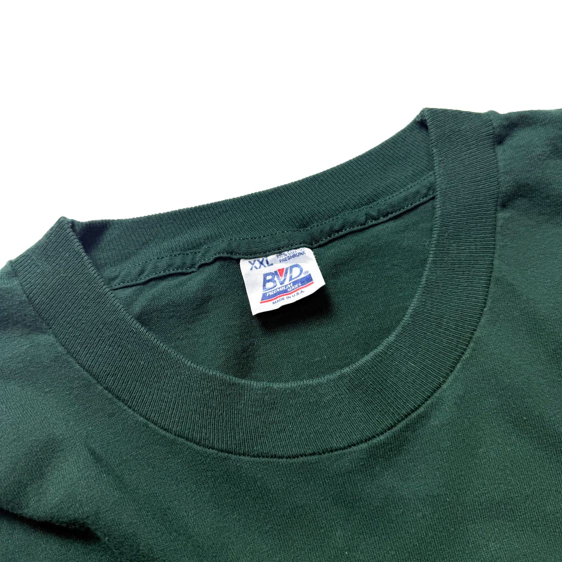 90‘s 빈티지 BVD 롱슬리브 플레인 티셔츠 USA 상품이미지3