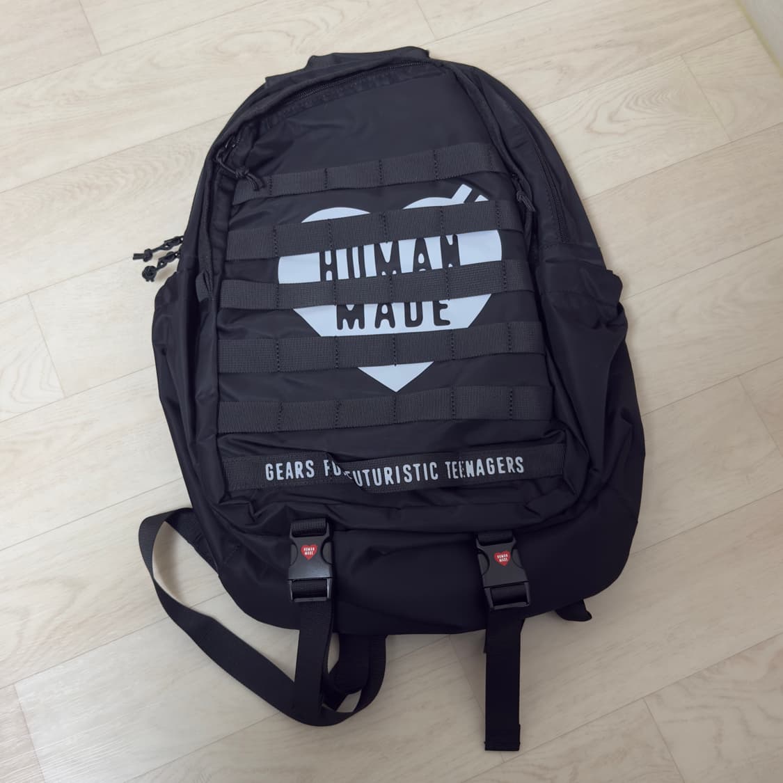 휴먼메이드 밀리터리 백팩 블랙 상품이미지2