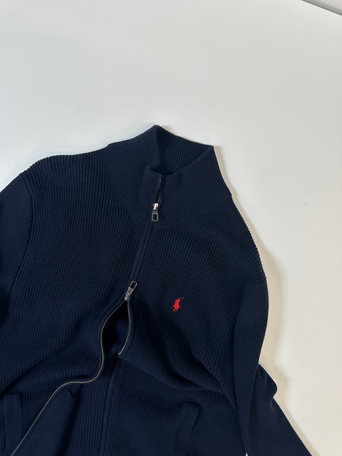 폴로 2way 니트 풀집업 상품이미지2