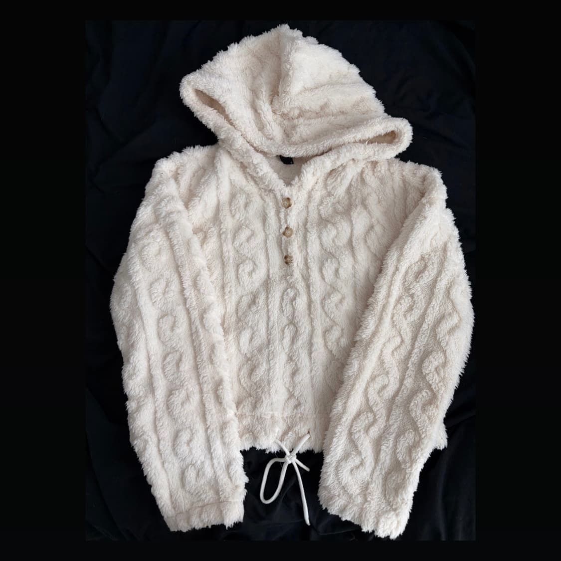 빈티지 양털 후드티 상품이미지1