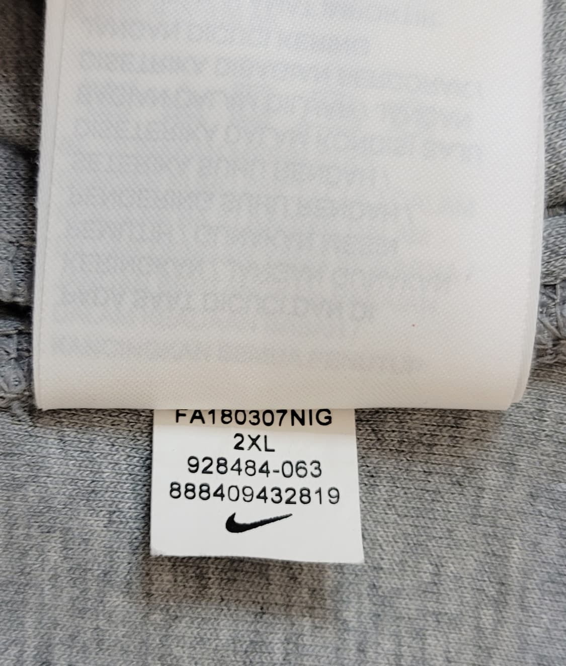 [110.XXL] 나이키(NIKE) 테크팩 투웨이지퍼 후드 집업자켓 판매 상품이미지9