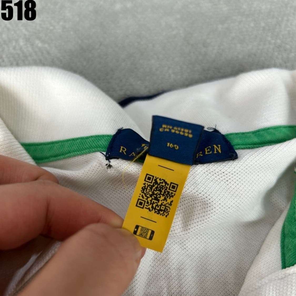 폴로 화이트 카라티 14세 상품이미지3