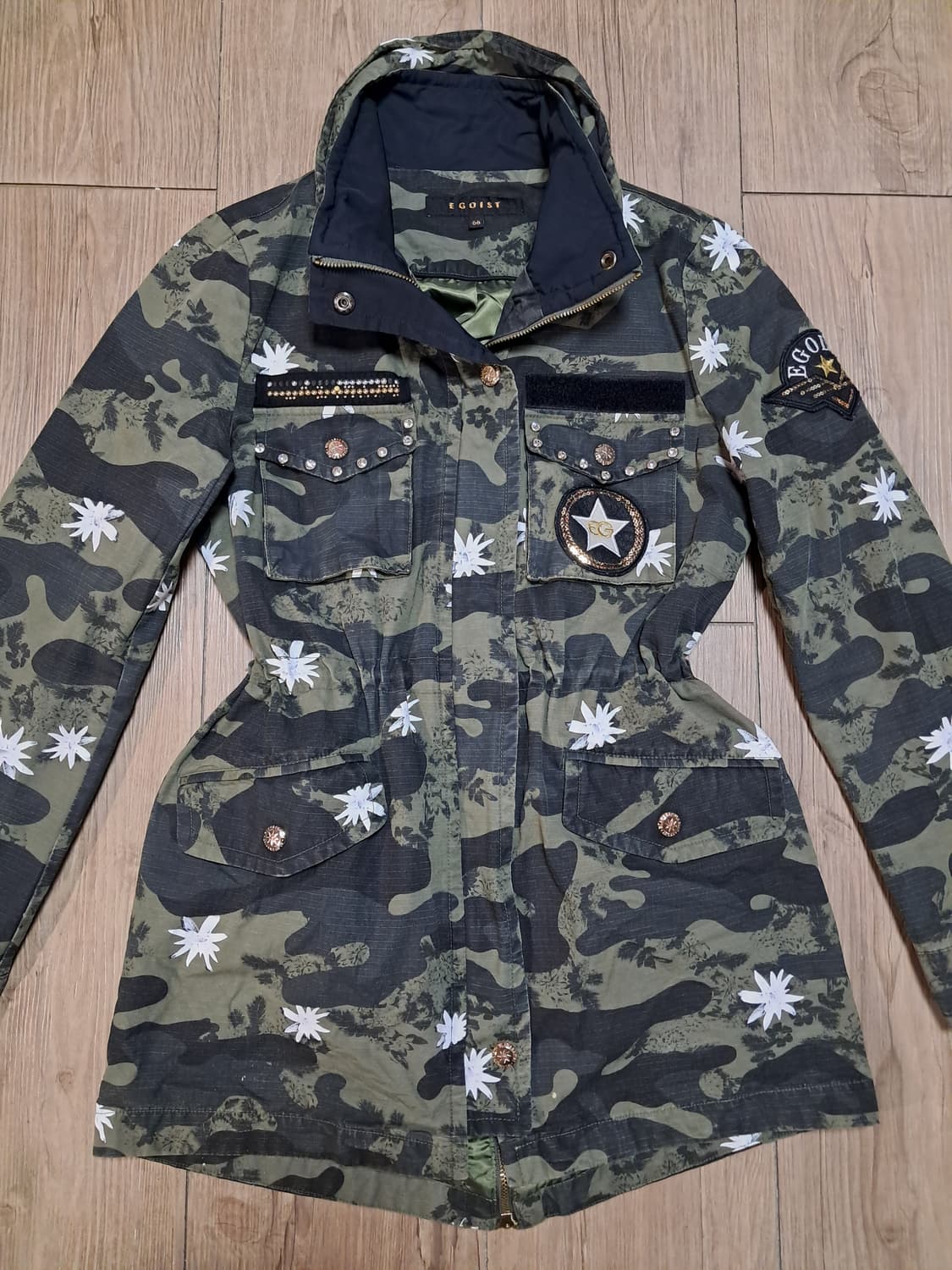 에고이스트 야상 자켓 66 흠집  상품이미지3