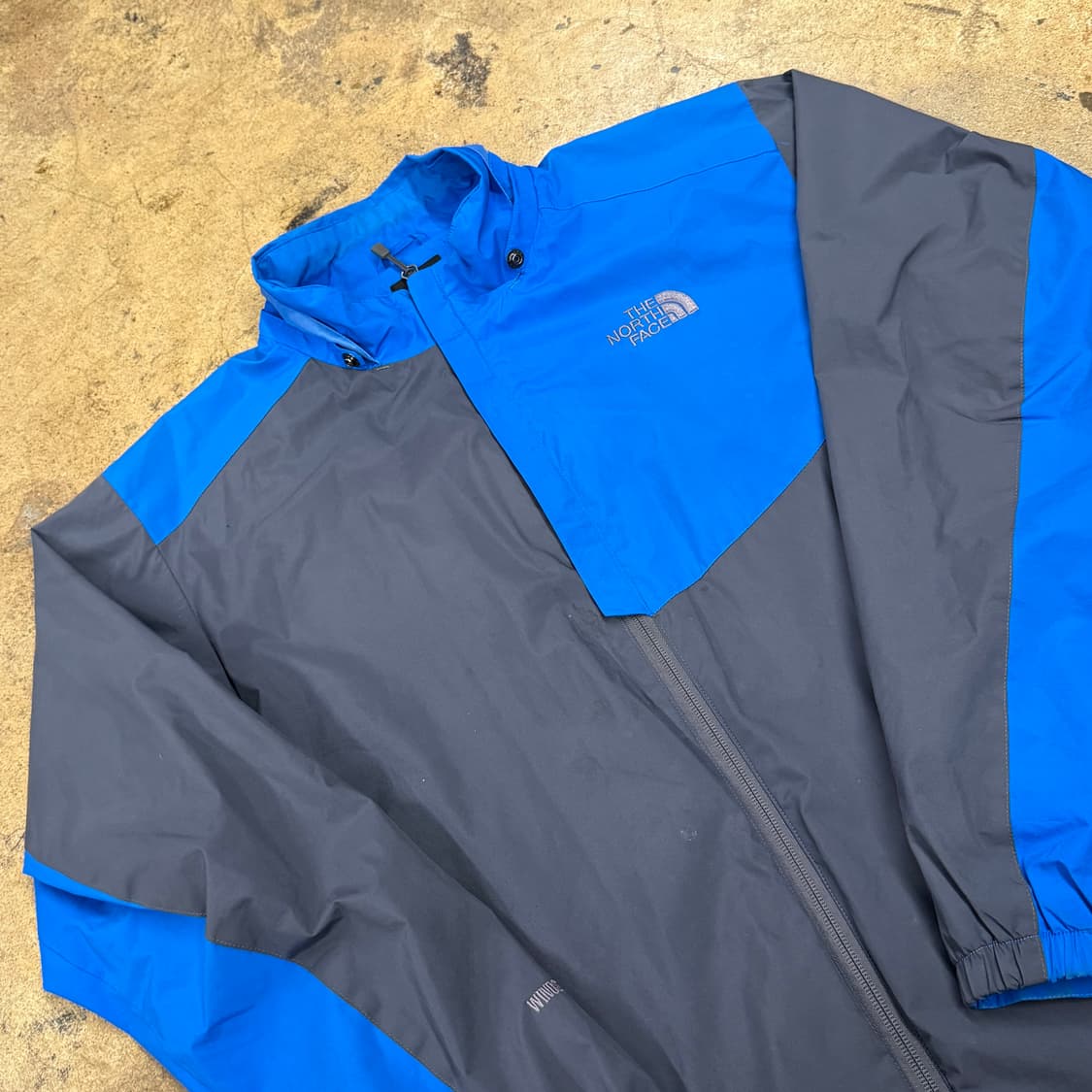[정품/L] 노스페이스 바람막이 블루 회색 b18 상품이미지1