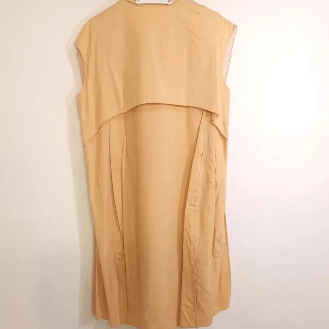 한섬 시스템 배색 롱 셔츠 원피스 66 오버핏 상품이미지10