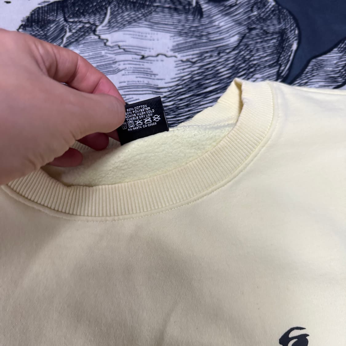 스투시 레이트나이트 기모맨투맨 XL사이즈 상품이미지4