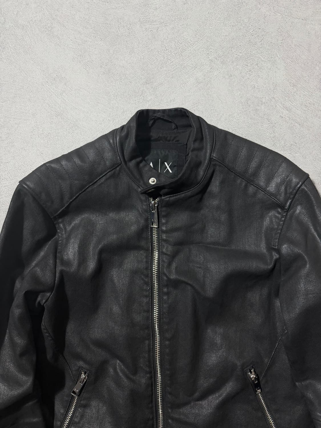 아르마니 익스체인지 왁스 레이서 자켓 상품이미지3