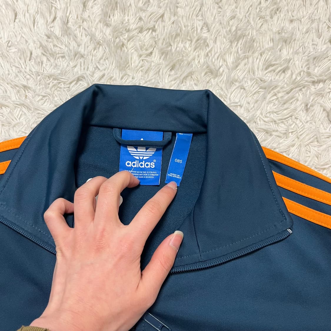 Adidas navy orange Firebird jersey 상품이미지6