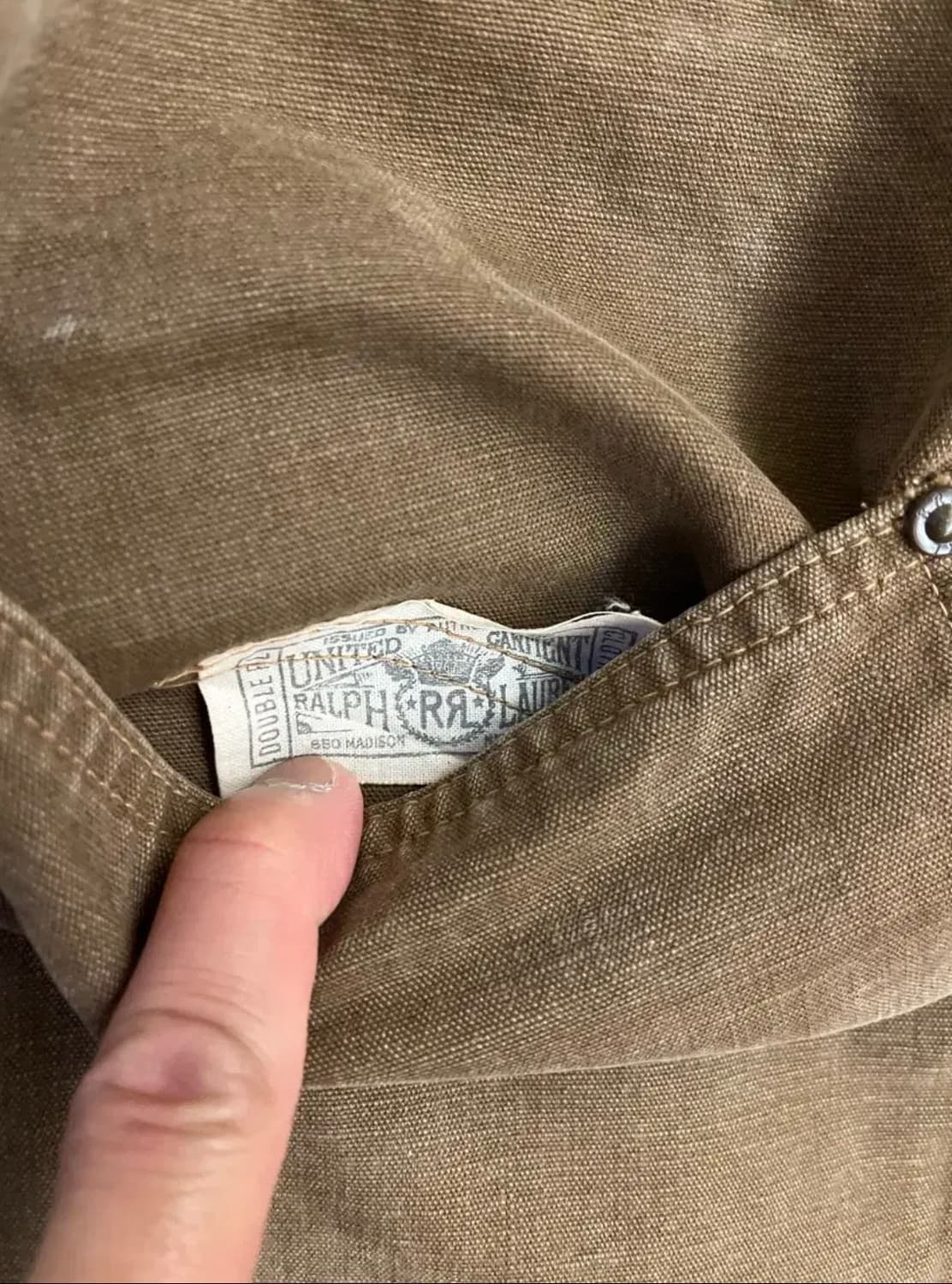 RRL DUCK CANVAS DOUBLE KNEES COVER-ALL 상품이미지8