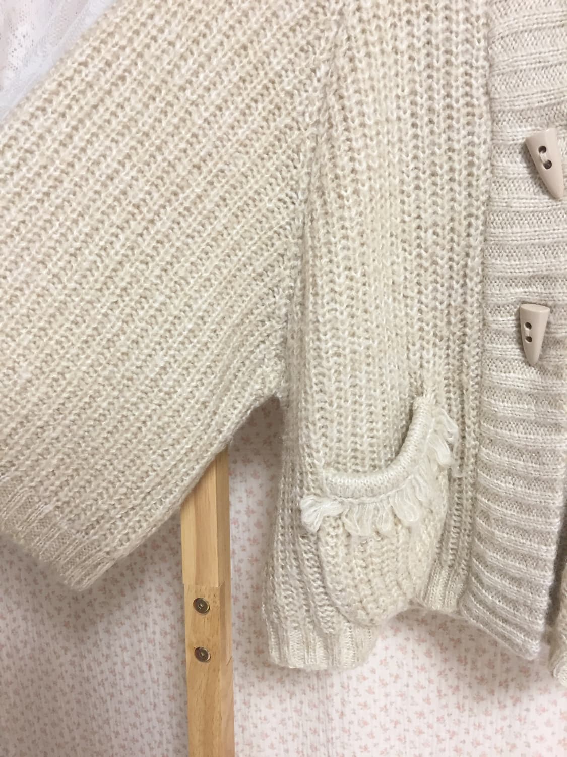 빈티지 모리걸 떡볶이 후드 가디건 상품이미지5