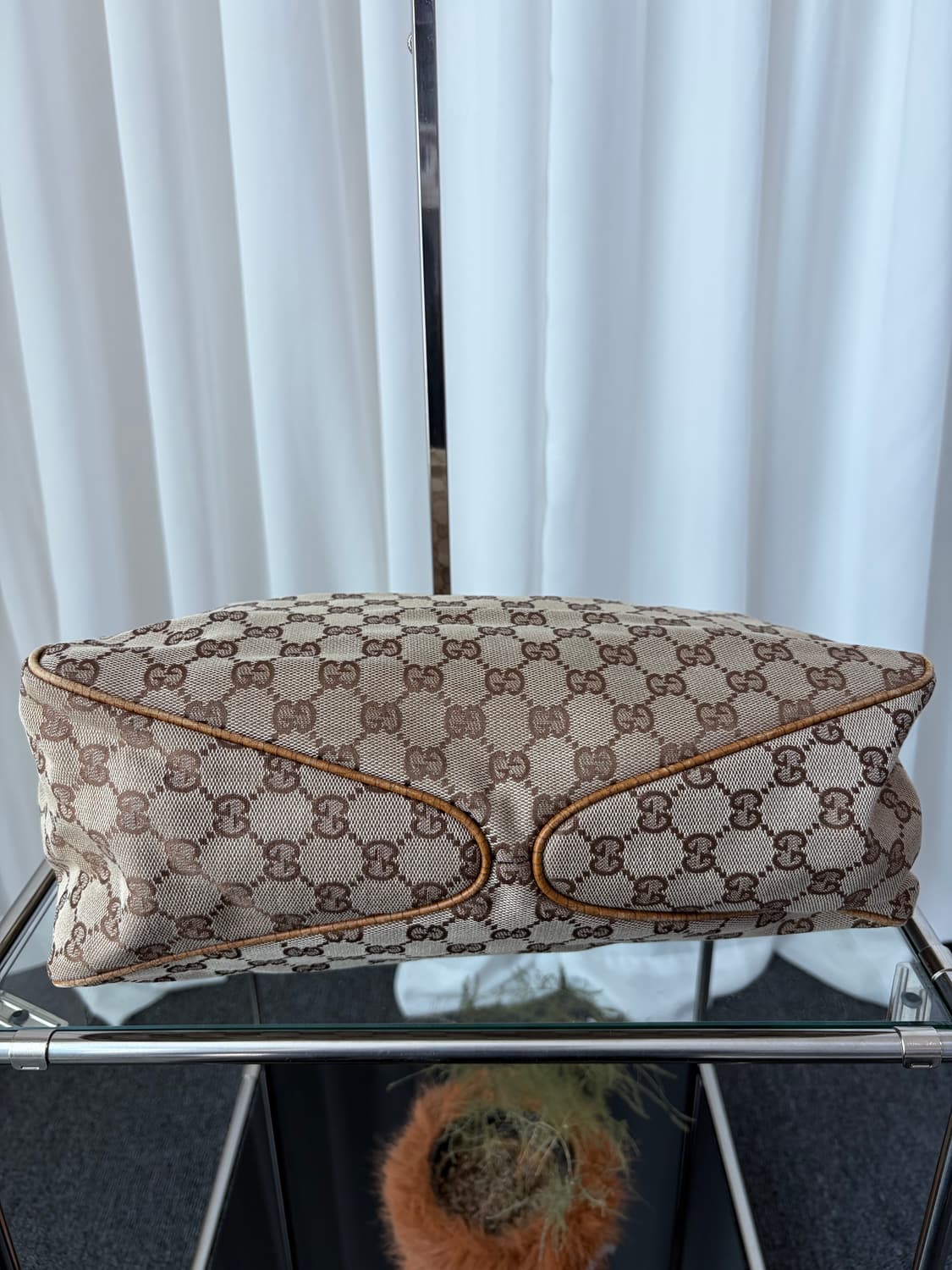 구찌 00s GG 뱀부 핸들 호보백 상품이미지9