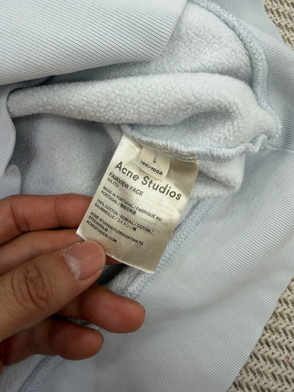 정품) 아크네스튜디오 남성 맨투맨 L 상품이미지7