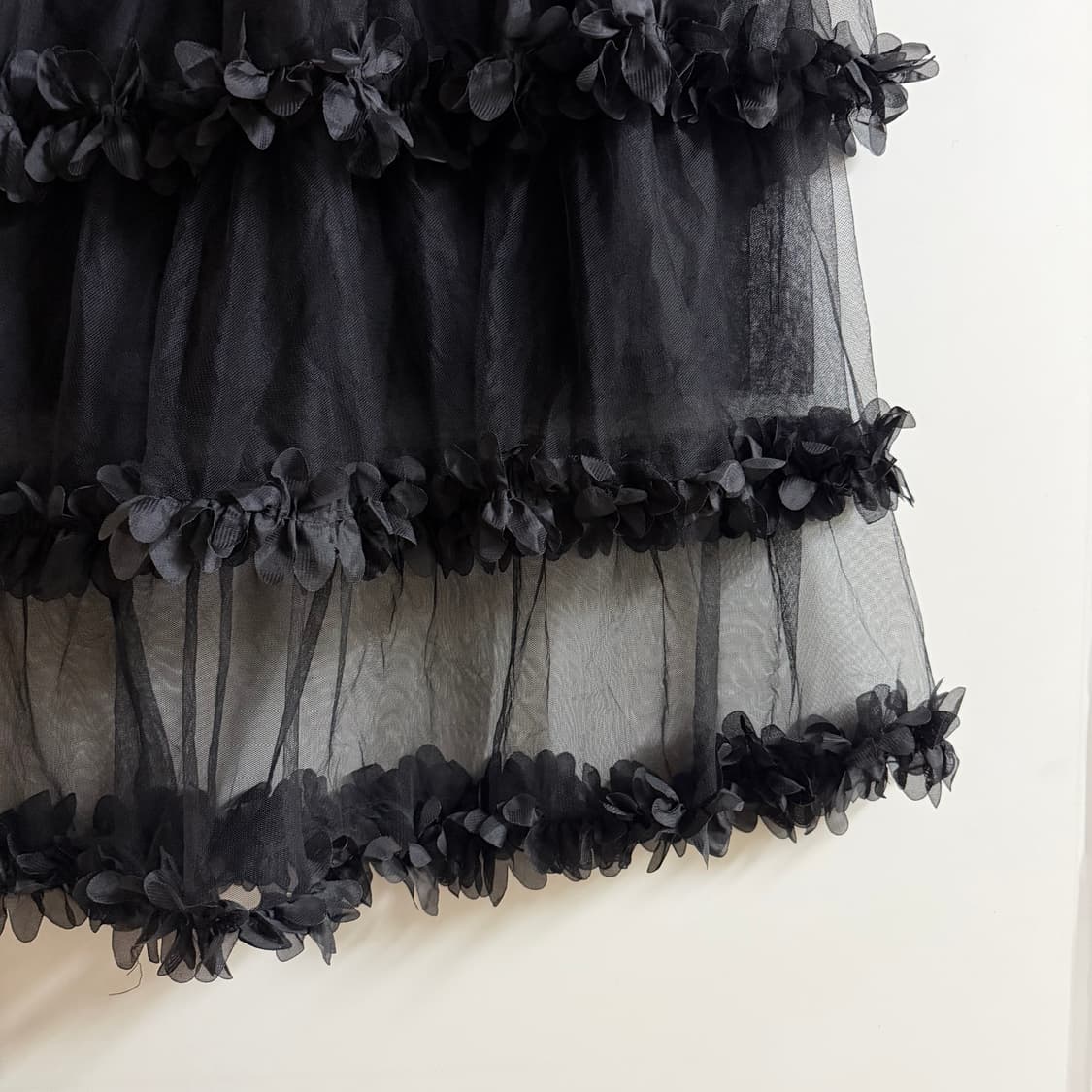 새상품 프릴 캉캉 롱스커트 상품이미지3