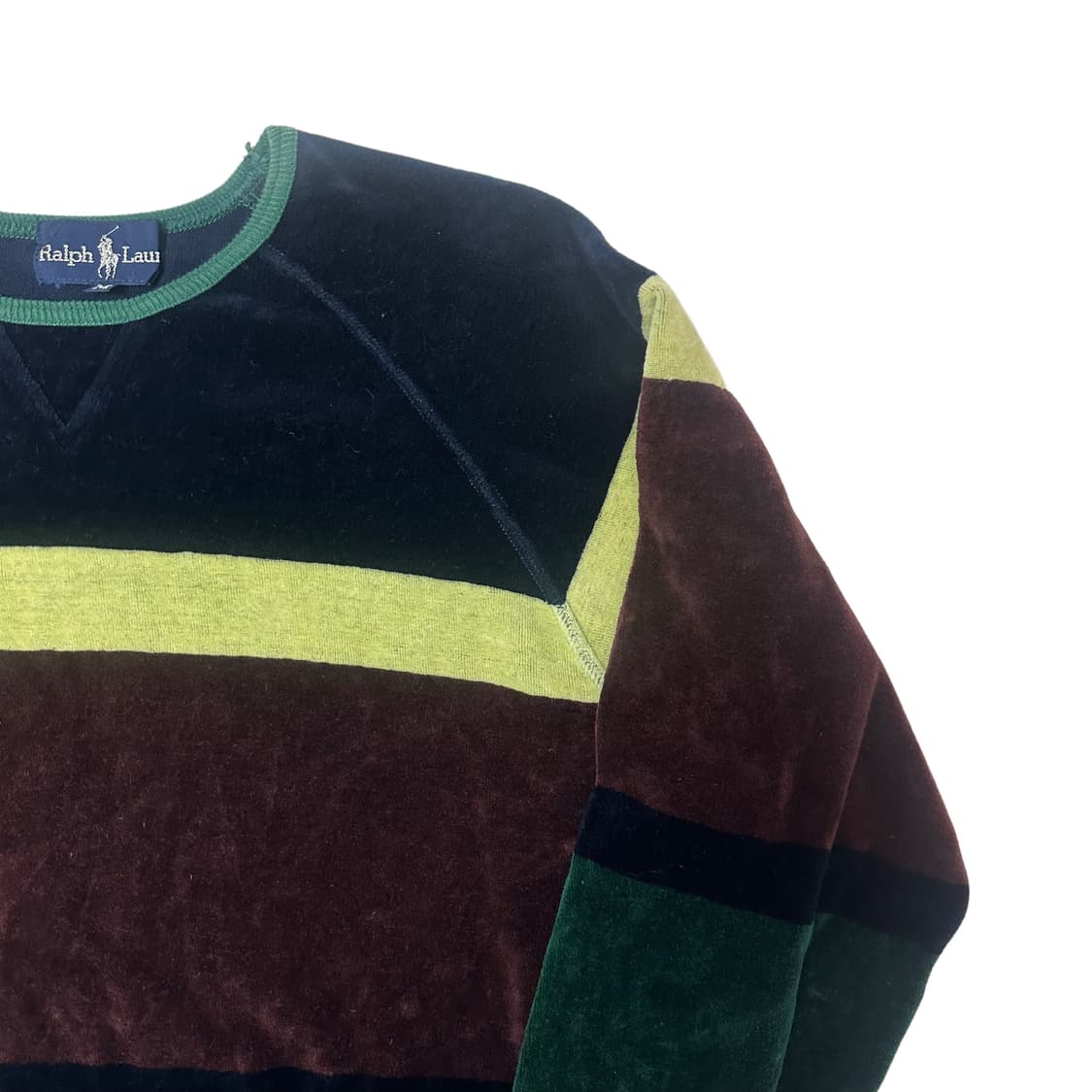 폴로 랄프로렌 일본판 벨벳맨투맨 M 상품이미지2