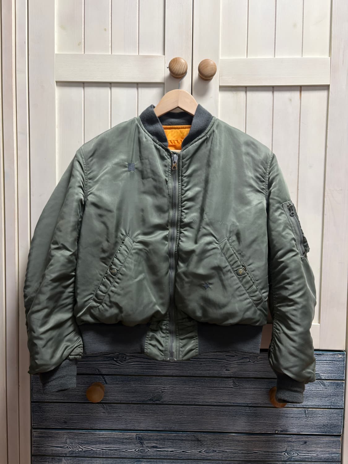 60년대 60s 마원 항공자켓 ma-1 상품이미지2