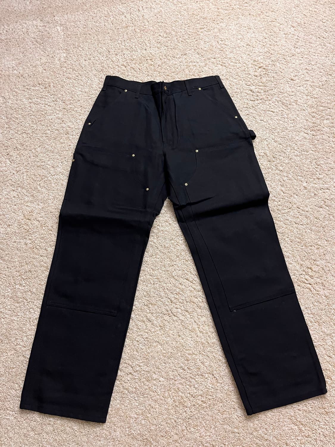 [새상품/36*32BLK] 칼하트 B01 더블니, 더블 프론트 워크 팬츠 상품이미지1