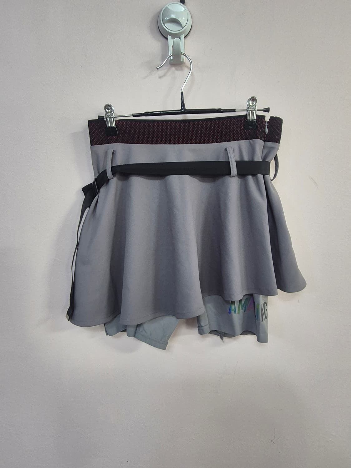 어메이징크리 그레이  레깅스 일체형 치마바지 상품이미지2