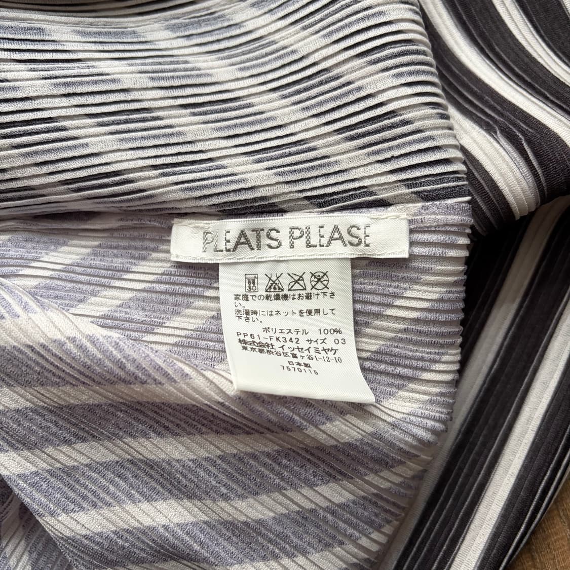 2way Diagonal Printing Pleats Blouse 상품이미지6